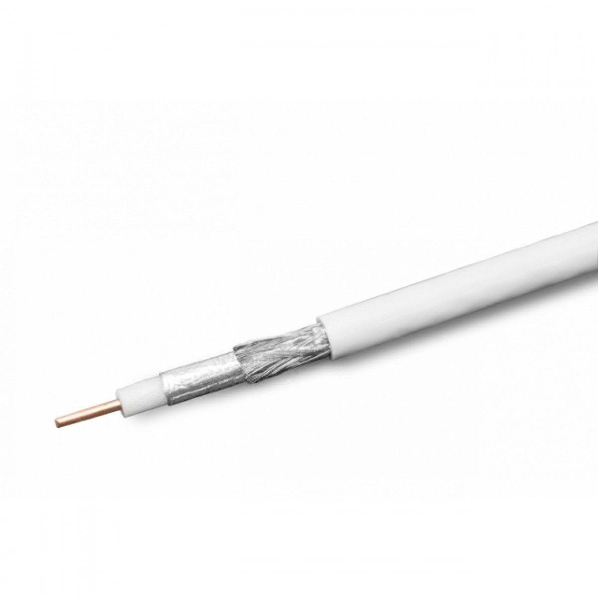 Tri-Lan 250 coax · 6 mm zwart · per meter