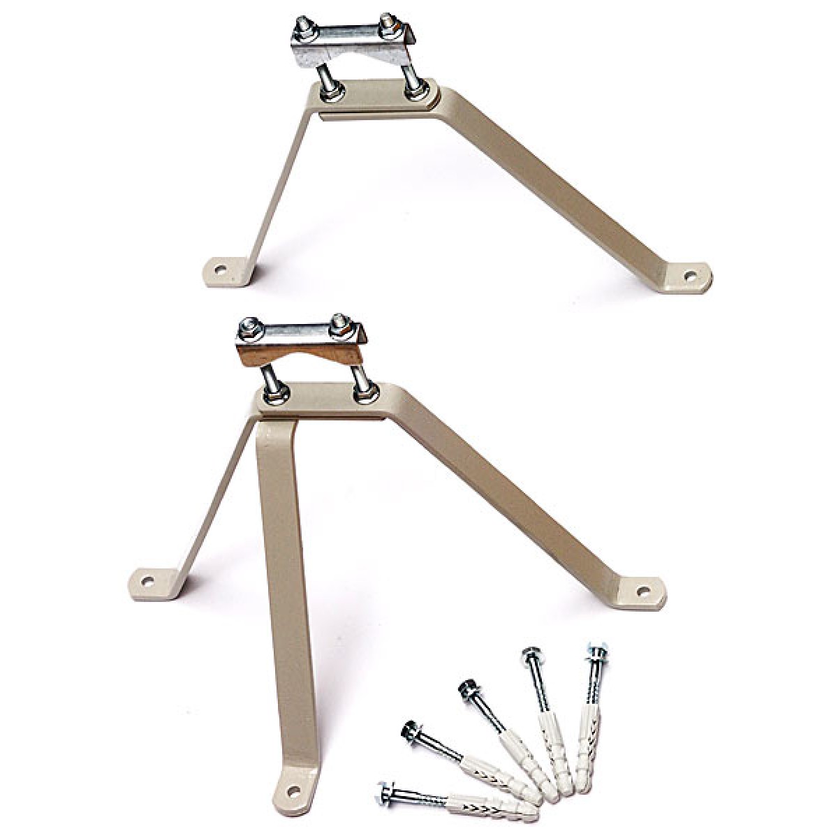 Muurbeugel met ondersteuning · 210 mm